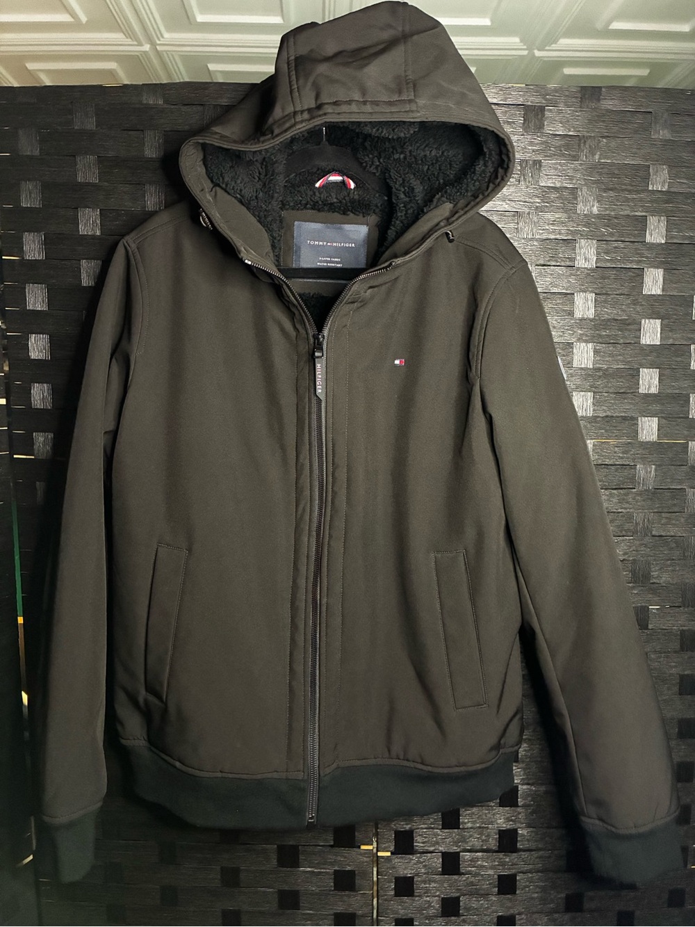 Tommy Hilfiger Softshell Jacket, Men's Sherpa Lined Bomber